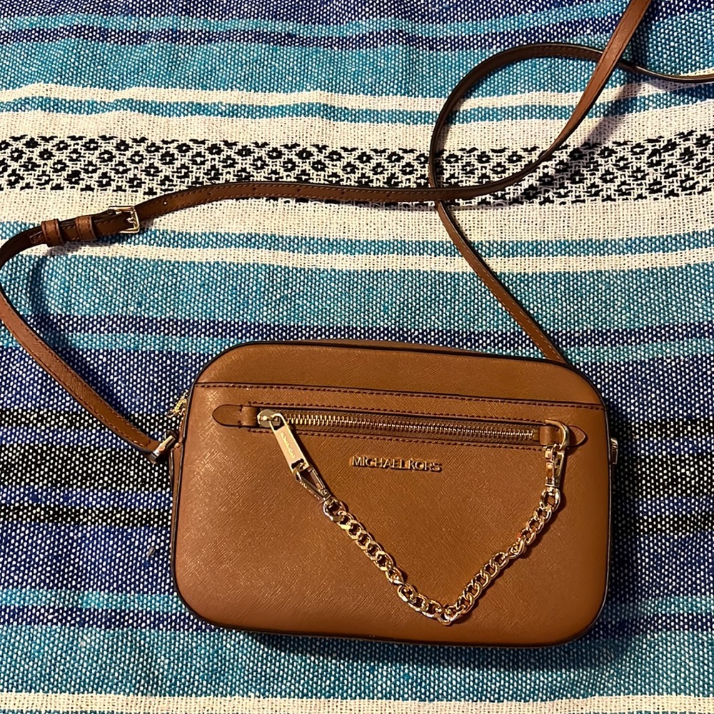 Michael Kors Jet Set Large Logo Crossbody Bag